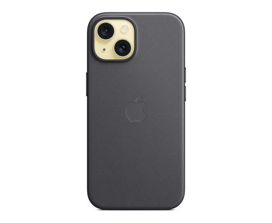 Чехол для мобильного телефона Apple iPhone 15 FineWoven Case with MagSafe Black (MT393ZM/A), изображение 3 Чехол для мобильного телефона Apple iPhone 15 FineWoven Case with MagSafe Black (MT393ZM/A), изображение 3