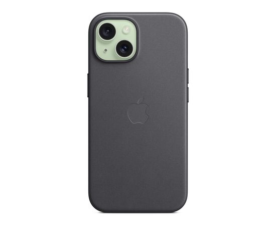 Чехол для мобильного телефона Apple iPhone 15 FineWoven Case with MagSafe Black (MT393ZM/A), изображение 4 Чехол для мобильного телефона Apple iPhone 15 FineWoven Case with MagSafe Black (MT393ZM/A), изображение 4