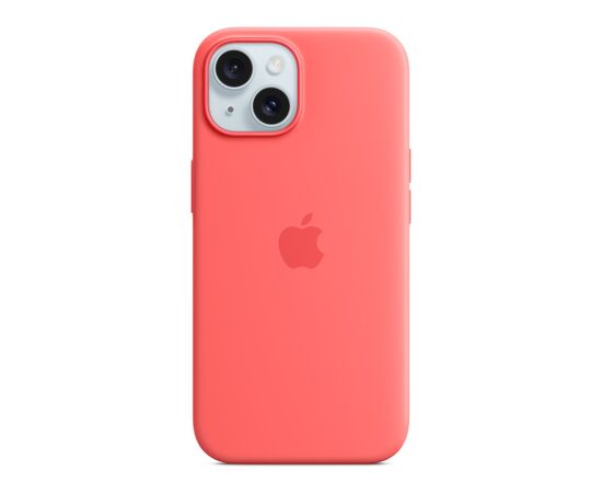 Чохол до мобільного телефона Apple iPhone 15 Silicone Case with MagSafe Guava (MT0V3ZM/A)