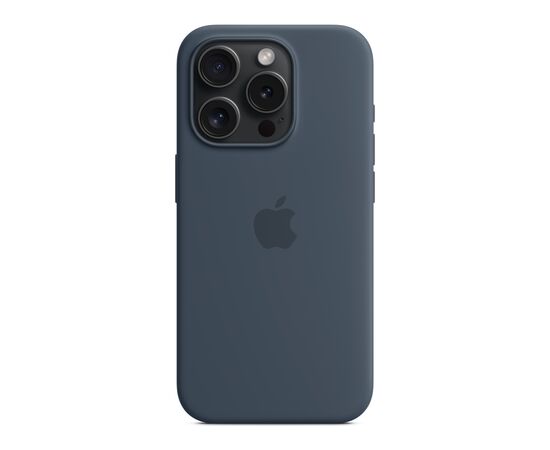 Чохол до мобільного телефона Apple iPhone 15 Pro Silicone Case with MagSafe Storm Blue (MT1D3ZM/A), зображення 4 Чохол до мобільного телефона Apple iPhone 15 Pro Silicone Case with MagSafe Storm Blue (MT1D3ZM/A), зображення 4