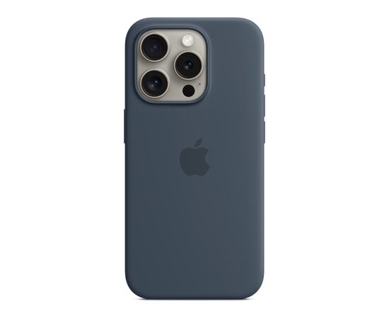 Чехол для мобильного телефона Apple iPhone 15 Pro Silicone Case with MagSafe Storm Blue (MT1D3ZM/A)