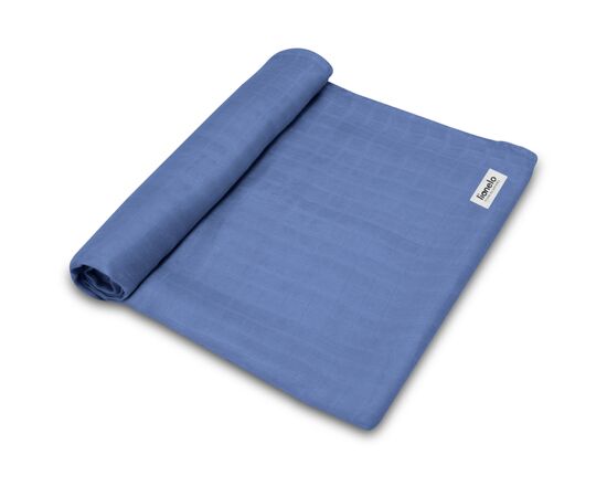 Пеленки для младенцев Lionelo Bamboo Swaddle Blue Denim (LO-BAMBOO SWADDLE BLUE DENIM), изображение 2 Пеленки для младенцев Lionelo Bamboo Swaddle Blue Denim (LO-BAMBOO SWADDLE BLUE DENIM), изображение 2