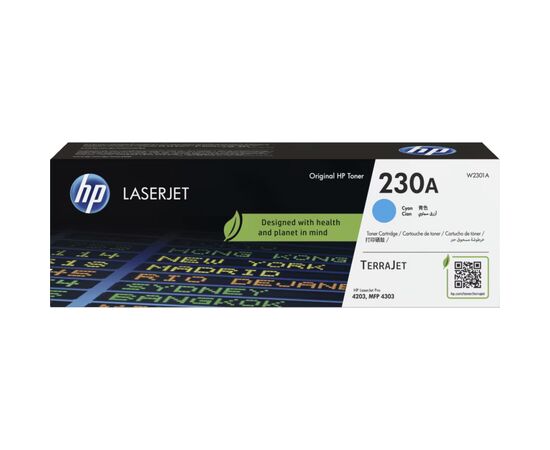 Картридж HP CLJ  230A Cyan 1.8K (W2301A)