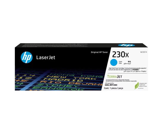 Картридж HP CLJ  230X Cyan 5.5K (W2301X)