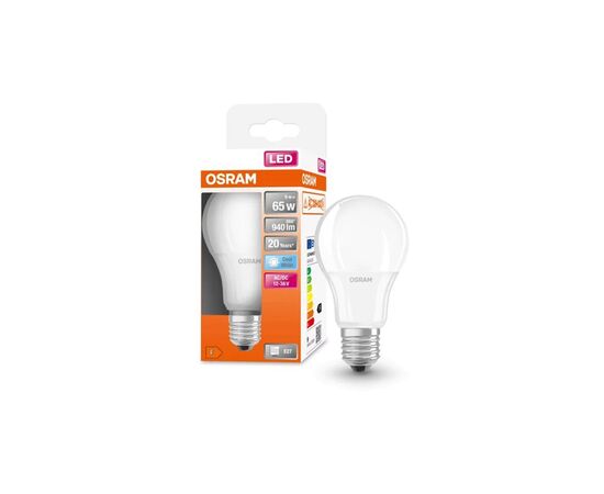 Лампочка Osram LED CL A65 9W/840 12-36V FR E27 (4058075757622), зображення 3 Лампочка Osram LED CL A65 9W/840 12-36V FR E27 (4058075757622), зображення 3