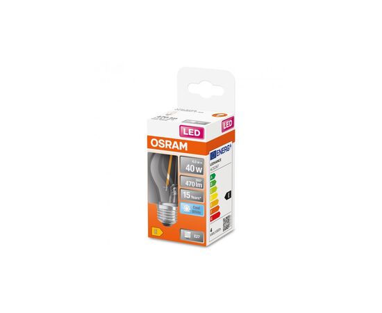 Лампочка Osram LED CL P40 4W/840 230V FIL E27 (4058075435148), зображення 4 Лампочка Osram LED CL P40 4W/840 230V FIL E27 (4058075435148), зображення 4