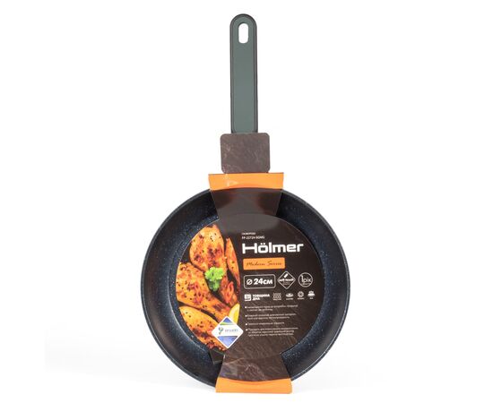 Сковорода Hölmer Modern кована 24 см (FP-22724-SGMG Modern), изображение 6 Сковорода Hölmer Modern кована 24 см (FP-22724-SGMG Modern), изображение 6