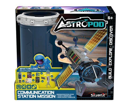 Игровой набор Astropod с фигуркой – Миссия Построй станцию связи (80333)