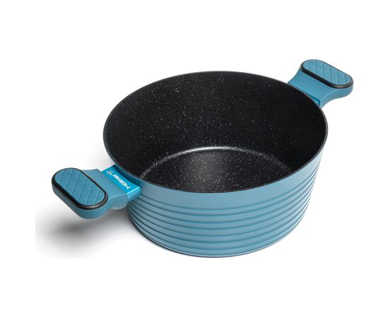 Кастрюля Hölmer Lagoon кована з кришкою 3,8 л (CR-1338-FABSL Lagoon), изображение 4 Кастрюля Hölmer Lagoon кована з кришкою 3,8 л (CR-1338-FABSL Lagoon), изображение 4