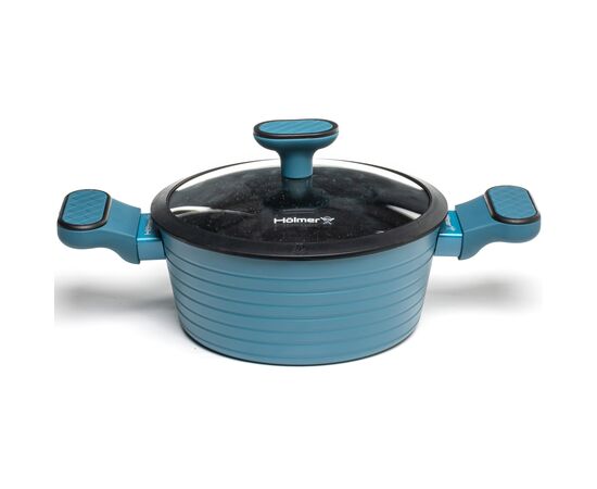 Кастрюля Hölmer Lagoon кована з кришкою 5 л (CR-1350-FABSL Lagoon), изображение 7 Кастрюля Hölmer Lagoon кована з кришкою 5 л (CR-1350-FABSL Lagoon), изображение 7