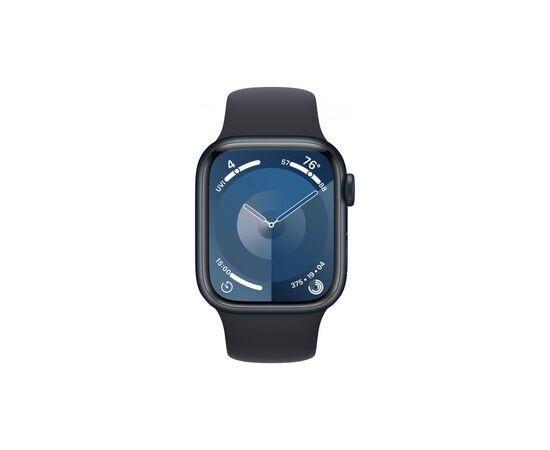 Смарт-часы Apple Watch Series 9 GPS 45mm Midnight Aluminium Case with Midnight Sport Band - S/M (MR993QP/A), изображение 2