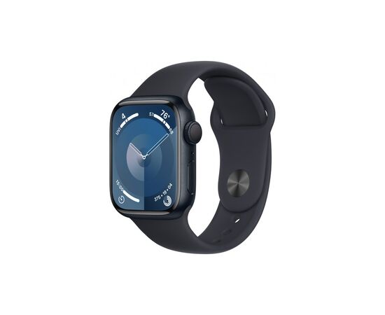 Смарт-часы Apple Watch Series 9 GPS 45mm Midnight Aluminium Case with Midnight Sport Band - M/L (MR9A3QP/A)