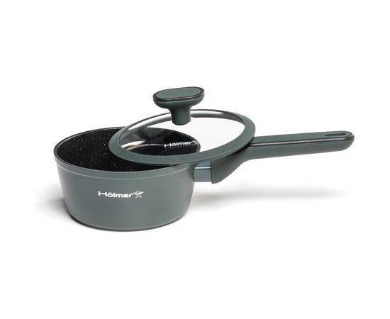 Ковш Hölmer Modern кований з кришкою 1,3 л (SP-1313-FAGSL Modern), изображение 3 Ковш Hölmer Modern кований з кришкою 1,3 л (SP-1313-FAGSL Modern), изображение 3