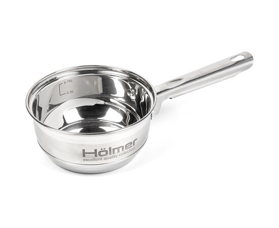 Ковш Hölmer з кришкою 1,1 л (SP-12511-SS), изображение 7 Ковш Hölmer з кришкою 1,1 л (SP-12511-SS), изображение 7