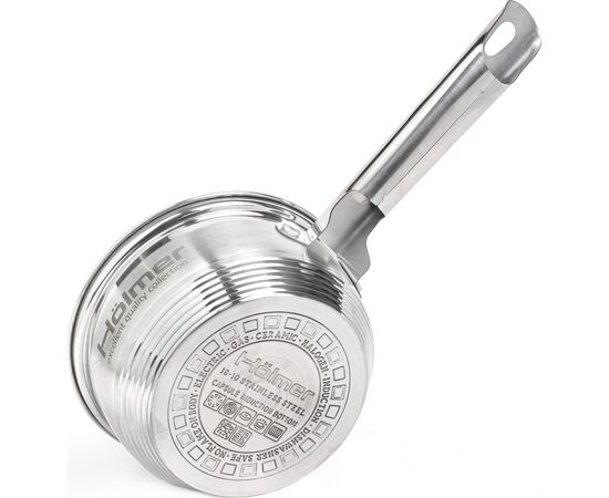 Ковш Hölmer з кришкою 1,1 л (SP-12511-SS), изображение 9 Ковш Hölmer з кришкою 1,1 л (SP-12511-SS), изображение 9