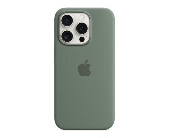 Чехол для мобильного телефона Apple iPhone 15 Pro Silicone Case with MagSafe Cypress (MT1J3ZM/A), изображение 3 Чехол для мобильного телефона Apple iPhone 15 Pro Silicone Case with MagSafe Cypress (MT1J3ZM/A), изображение 3