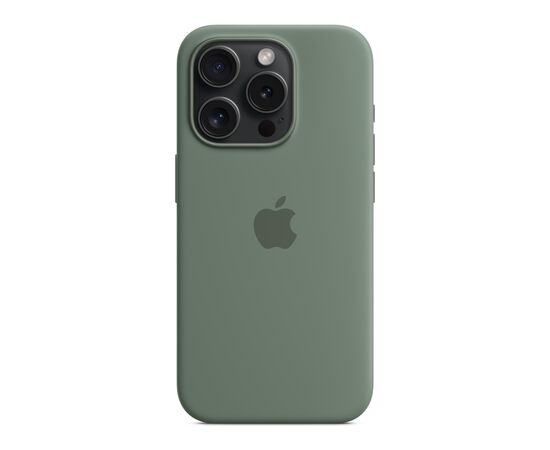 Чехол для мобильного телефона Apple iPhone 15 Pro Silicone Case with MagSafe Cypress (MT1J3ZM/A), изображение 4 Чехол для мобильного телефона Apple iPhone 15 Pro Silicone Case with MagSafe Cypress (MT1J3ZM/A), изображение 4