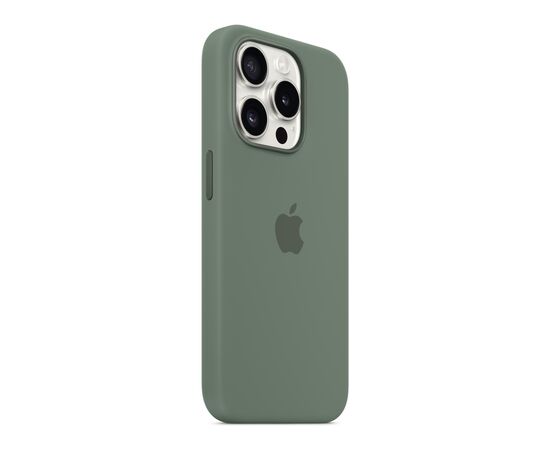 Чехол для мобильного телефона Apple iPhone 15 Pro Silicone Case with MagSafe Cypress (MT1J3ZM/A), изображение 5 Чехол для мобильного телефона Apple iPhone 15 Pro Silicone Case with MagSafe Cypress (MT1J3ZM/A), изображение 5