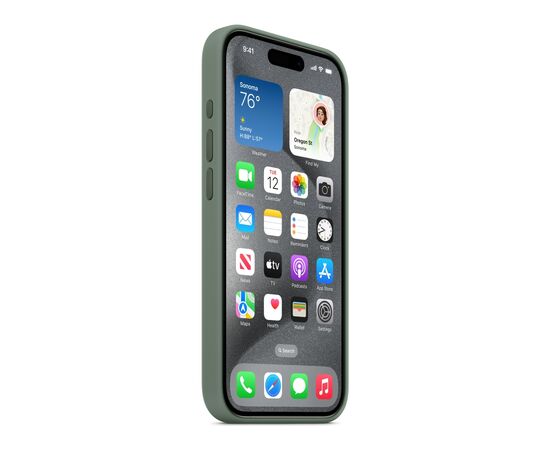 Чехол для мобильного телефона Apple iPhone 15 Pro Silicone Case with MagSafe Cypress (MT1J3ZM/A), изображение 6 Чехол для мобильного телефона Apple iPhone 15 Pro Silicone Case with MagSafe Cypress (MT1J3ZM/A), изображение 6
