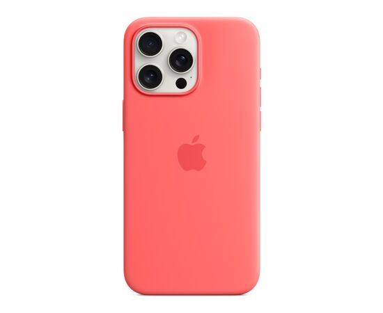 Чехол для мобильного телефона Apple iPhone 15 Pro Max Silicone Case with MagSafe Guava (MT1V3ZM/A), изображение 3 Чехол для мобильного телефона Apple iPhone 15 Pro Max Silicone Case with MagSafe Guava (MT1V3ZM/A), изображение 3