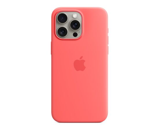 Чехол для мобильного телефона Apple iPhone 15 Pro Max Silicone Case with MagSafe Guava (MT1V3ZM/A)