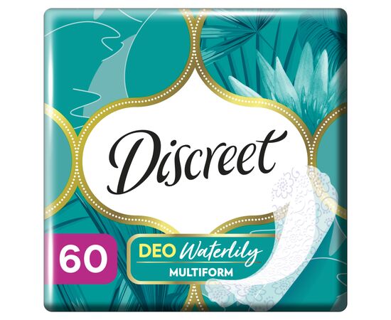 Щоденні прокладки Discreet Deo Water Lily 60 шт. (8001090170354/8700216152983)