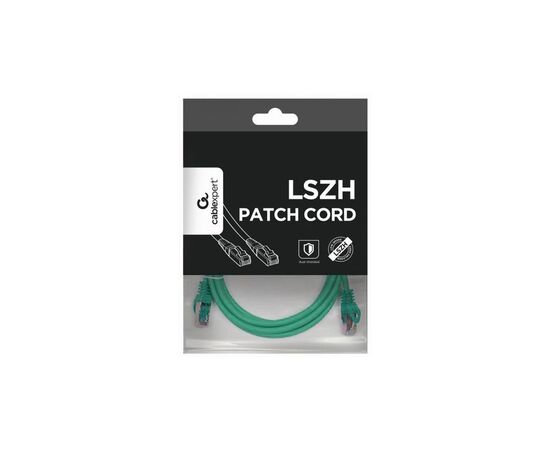 Патч-корд 1м S/FTP cat 6a Cablexpert (PP6A-LSZHCU-G-1M), изображение 4 Патч-корд 1м S/FTP cat 6a Cablexpert (PP6A-LSZHCU-G-1M), изображение 4