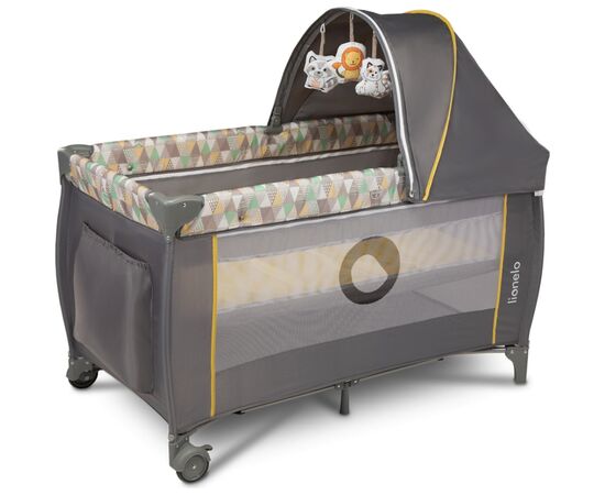 Детский манеж Lionelo Sven Plus Yellow Scandi (LO-SVEN PLUS YELLOW SCANDI), изображение 2 Детский манеж Lionelo Sven Plus Yellow Scandi (LO-SVEN PLUS YELLOW SCANDI), изображение 2