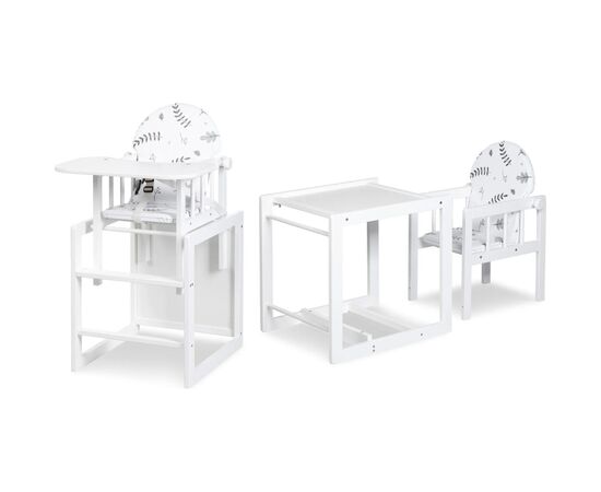 Стульчик для кормления Klups многофункциональный Lily White 1 (LILY1), изображение 2 Стульчик для кормления Klups многофункциональный Lily White 1 (LILY1), изображение 2