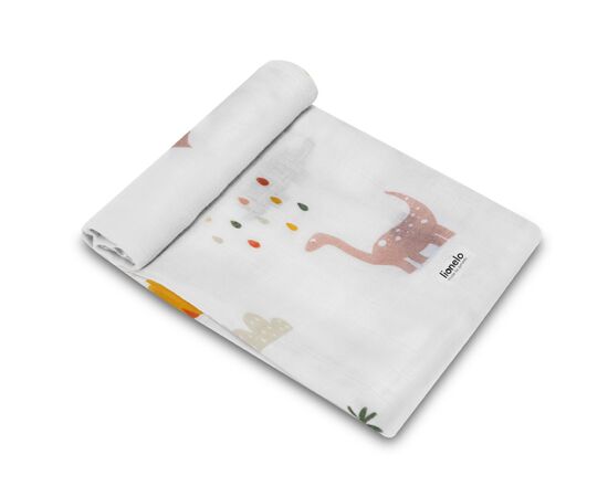 Пеленки для младенцев Lionelo Dino Bamboo Box Multicolor (LO-DINO BAMBOO BOX MULTICOLOR), изображение 4 Пеленки для младенцев Lionelo Dino Bamboo Box Multicolor (LO-DINO BAMBOO BOX MULTICOLOR), изображение 4