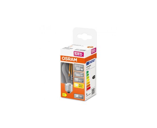 Лампочка Osram LED CL P60 5,5W/827 230V FIL E27 (4058075434882), зображення 4 Лампочка Osram LED CL P60 5,5W/827 230V FIL E27 (4058075434882), зображення 4