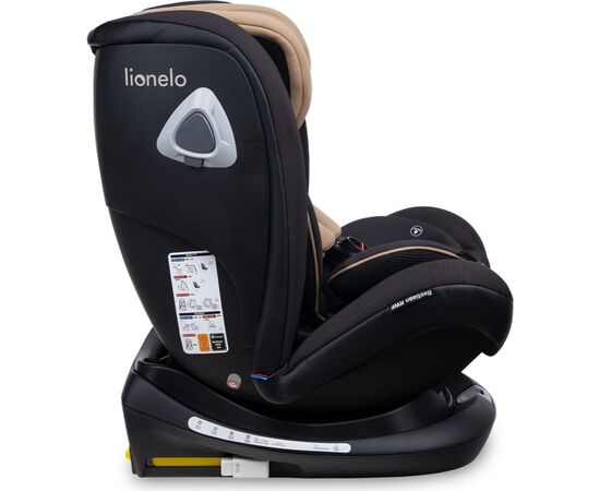 Автокресло Lionelo Bastiaan RWF 0-36 кг Beige Latte (LO-BASTIAAN RWF BEIGE LATTE), изображение 3 Автокресло Lionelo Bastiaan RWF 0-36 кг Beige Latte (LO-BASTIAAN RWF BEIGE LATTE), изображение 3
