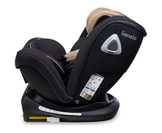 Автокресло Lionelo Bastiaan RWF 0-36 кг Beige Latte (LO-BASTIAAN RWF BEIGE LATTE), изображение 4 Автокресло Lionelo Bastiaan RWF 0-36 кг Beige Latte (LO-BASTIAAN RWF BEIGE LATTE), изображение 4