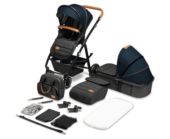 Коляска Lionelo 2 в 1 Amber Blue Navy (LO-AMBER BLUE NAVY (2in1)), изображение 8