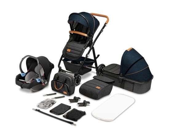 Коляска Lionelo 3 в 1 Amber Blue Navy (LO-AMBER BLUE NAVY (3in1)), изображение 7