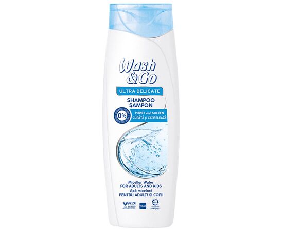 Шампунь Wash&Go на мицеллярной воде для всех типов волос 400 мл (8008970057224)