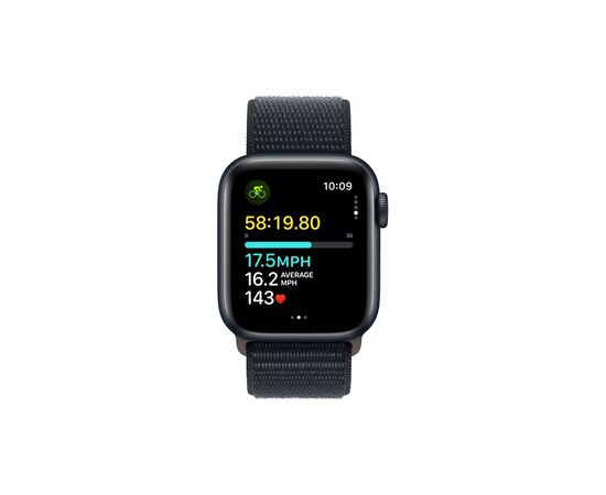 Смарт-годинник Apple Watch SE 2023 GPS 40mm Midnight Aluminium Case with Midnight Sport Loop (MRE03QP/A), зображення 6 Смарт-годинник Apple Watch SE 2023 GPS 40mm Midnight Aluminium Case with Midnight Sport Loop (MRE03QP/A), зображення 6