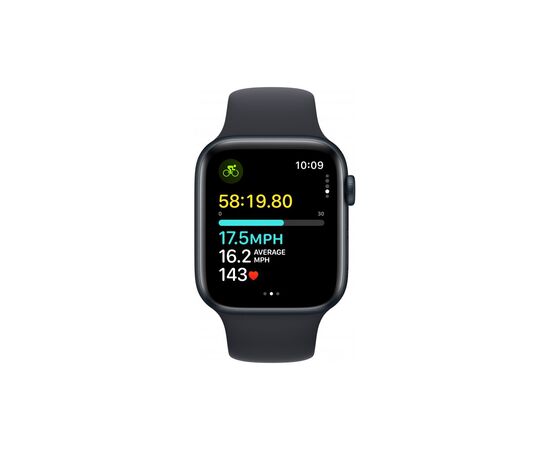 Смарт-годинник Apple Watch SE 2023 GPS 44mm Midnight Aluminium Case with Midnight Sport Band - S/M (MRE73QP/A), зображення 6