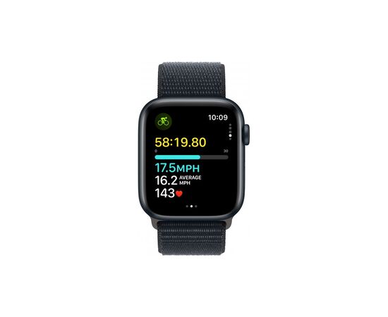 Смарт-годинник Apple Watch SE 2023 GPS 44mm Midnight Aluminium Case with Midnight Sport Loop (MREA3QP/A), зображення 6 Смарт-годинник Apple Watch SE 2023 GPS 44mm Midnight Aluminium Case with Midnight Sport Loop (MREA3QP/A), зображення 6
