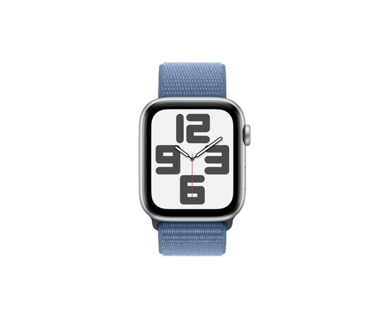 Смарт-годинник Apple Watch SE 2023 GPS 44mm Silver Aluminium Case with Winter Blue Sport Loop (MREF3QP/A), зображення 2