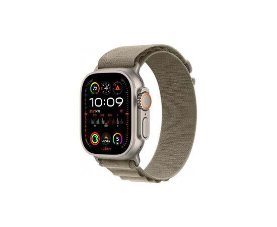 Смарт-часы Apple Watch Ultra 2 GPS + Cellular, 49mm Titanium Case with Olive Alpine Loop - Medium (MREY3UL/A)