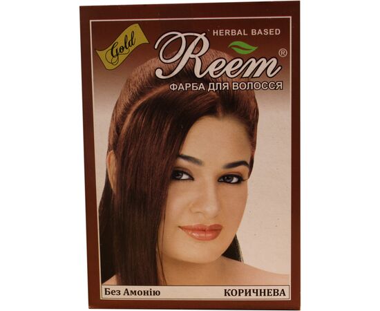 Краска для волос Reem Gold Коричневая 60 г (8906029310071)