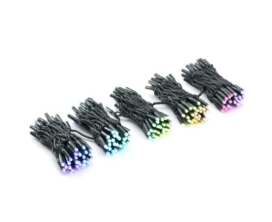 Гирлянда Twinkly Smart LED Pro Curtain RGBW 250, AWG22, IP65, черный (TWP-CU-CA-05X50SPP-B), изображение 2 Гирлянда Twinkly Smart LED Pro Curtain RGBW 250, AWG22, IP65, черный (TWP-CU-CA-05X50SPP-B), изображение 2