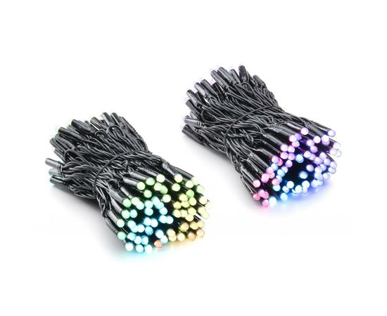 Гирлянда Twinkly Smart LED Pro Strings RGBW 250, двойная линия, AWG22, IP65, (TWP-S-CA-2X125SPP-B), изображение 2 Гирлянда Twinkly Smart LED Pro Strings RGBW 250, двойная линия, AWG22, IP65, (TWP-S-CA-2X125SPP-B), изображение 2