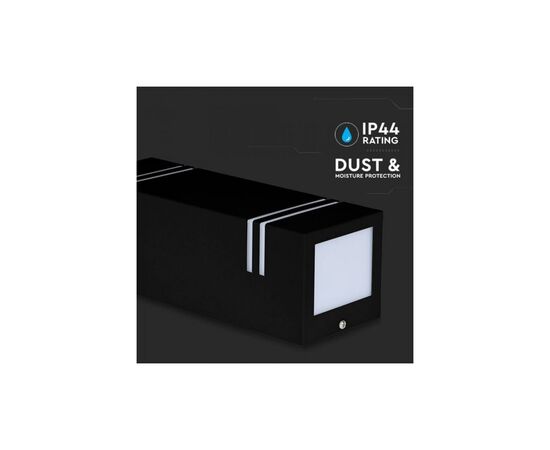 Светильник V-TAC LED SKU-7512, Wall Sleek Wall Fitting GU10 Square Black 2 Wa (3800157617710), изображение 6 Светильник V-TAC LED SKU-7512, Wall Sleek Wall Fitting GU10 Square Black 2 Wa (3800157617710), изображение 6