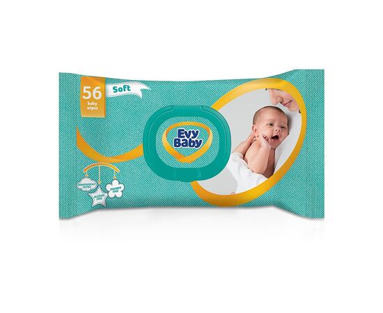 Детские влажные салфетки Evy Baby Soft 50 шт (8690506521486)
