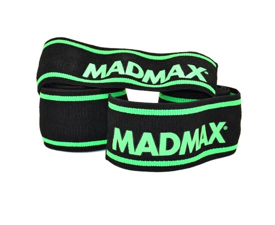 Бинт для спорта MadMax MFA-299 для колін Non slide slip knee wraps 2.0m Black/Green (MFA-299-U), изображение 9 Бинт для спорта MadMax MFA-299 для колін Non slide slip knee wraps 2.0m Black/Green (MFA-299-U), изображение 9