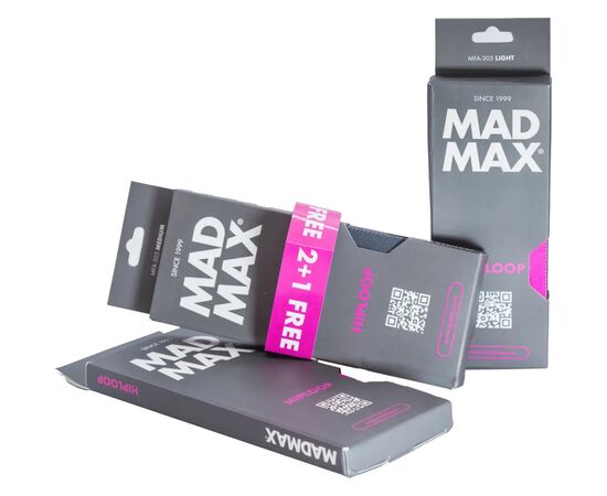 Эспандер MadMax MFA-305 Hiploop Grey/Pink набір 3 шт (MFA-305-3set), изображение 10 Эспандер MadMax MFA-305 Hiploop Grey/Pink набір 3 шт (MFA-305-3set), изображение 10