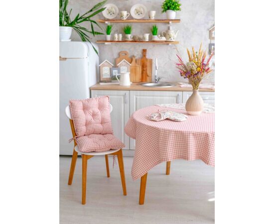 Скатерть Прованс Bella Розовая клетка 85х85 см (4823093416802), изображение 2 Скатерть Прованс Bella Розовая клетка 85х85 см (4823093416802), изображение 2