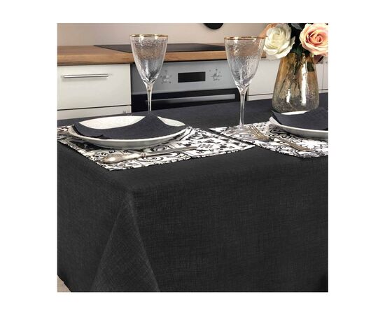 Скатерть Прованс Black Milan 136х220 см (4823093434707), изображение 5 Скатерть Прованс Black Milan 136х220 см (4823093434707), изображение 5